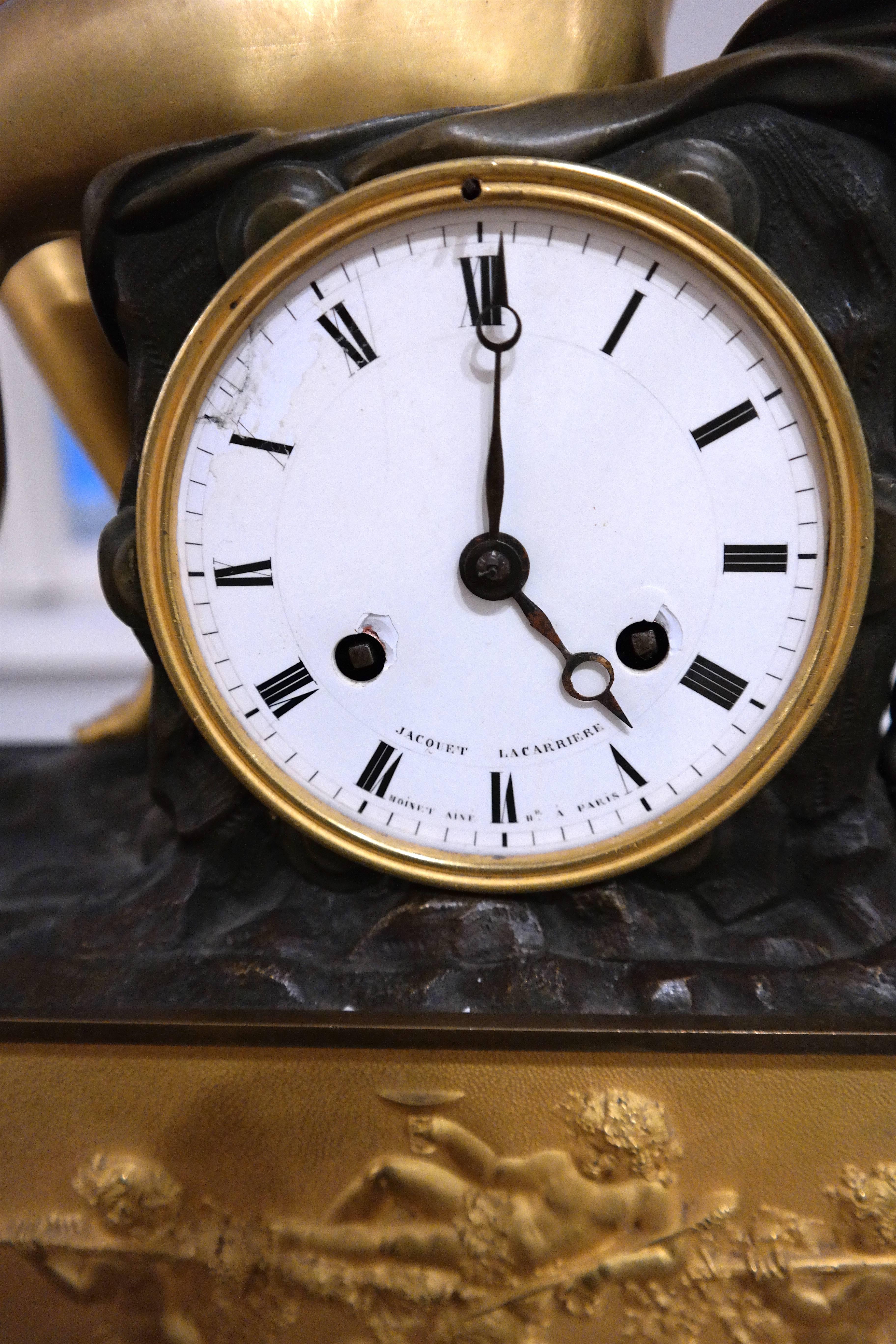 Early 19th Century French Mantel Clock For Sale 1