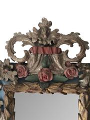 Italian Mirror, Wood Carving, circa 1650
