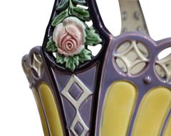 Eichwald Majolica, Basket, 1910