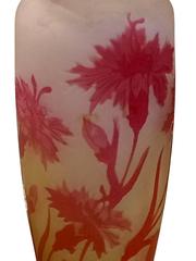 Emile Galle, Art Nouveau Vase, Signed Galle