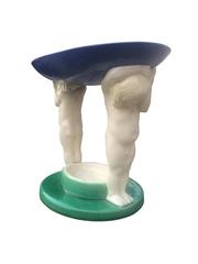 Michael Powolny Art Nouveau Vienna Centrepiece with Two Cherubs, circa 1912