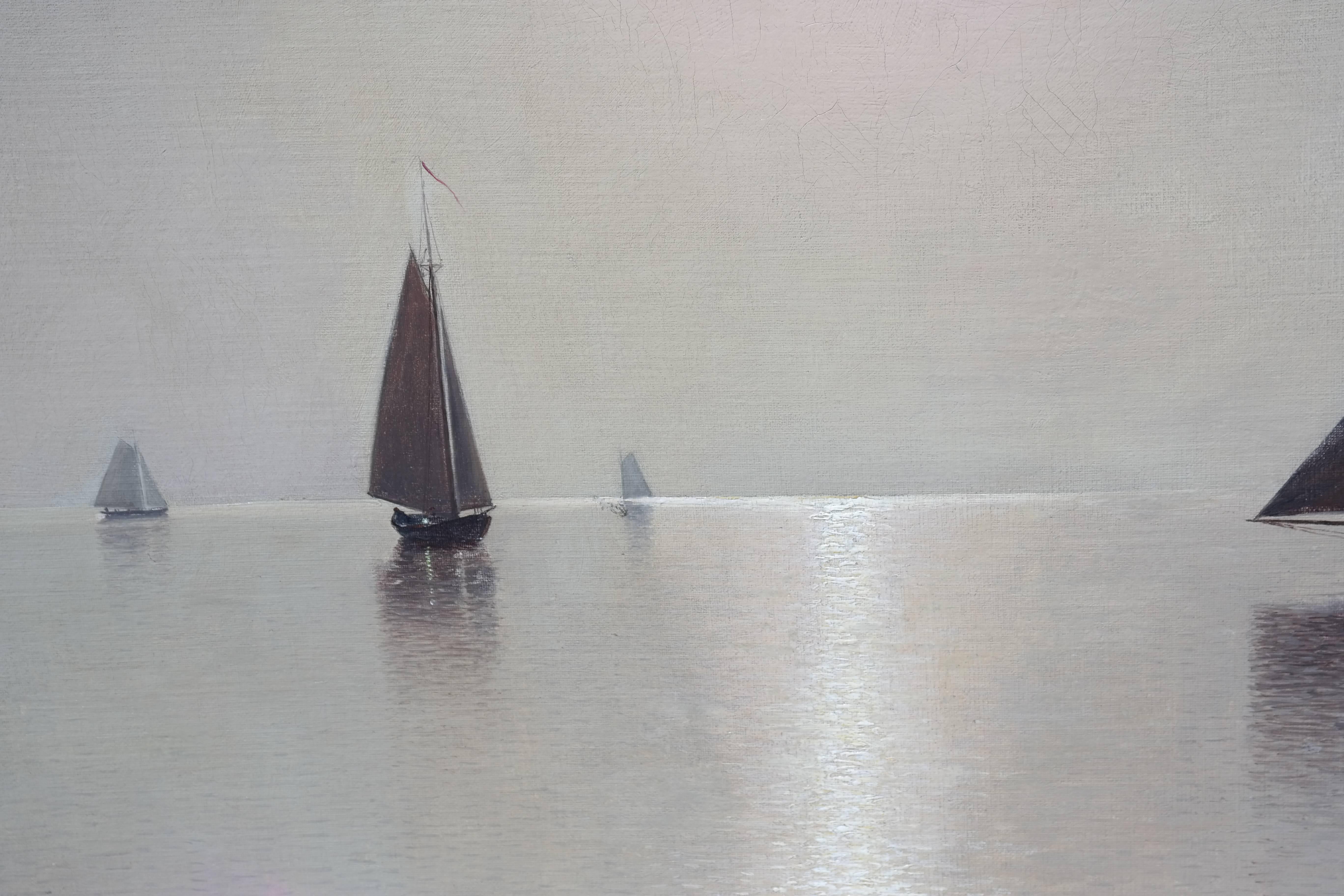 Erik Abrahamson (1871-1907), oil on canvas, framed.