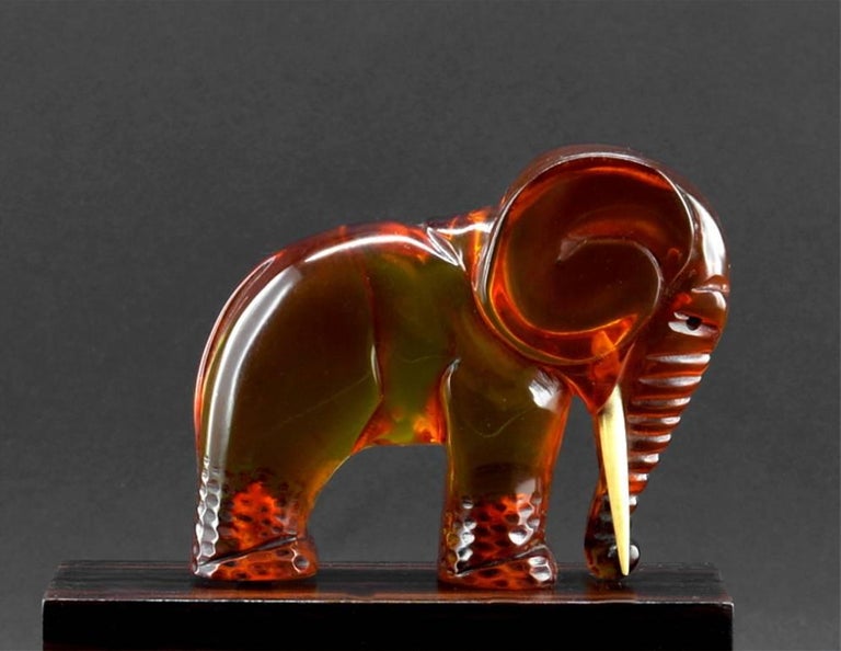 French Art Deco Bakelite Elephant Pencil Holder, circa 1930 at 1stDibs