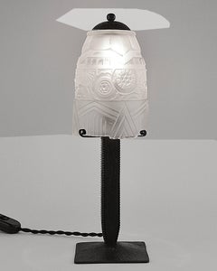 Charles Piguet French Art Deco Table Lamp, 1925