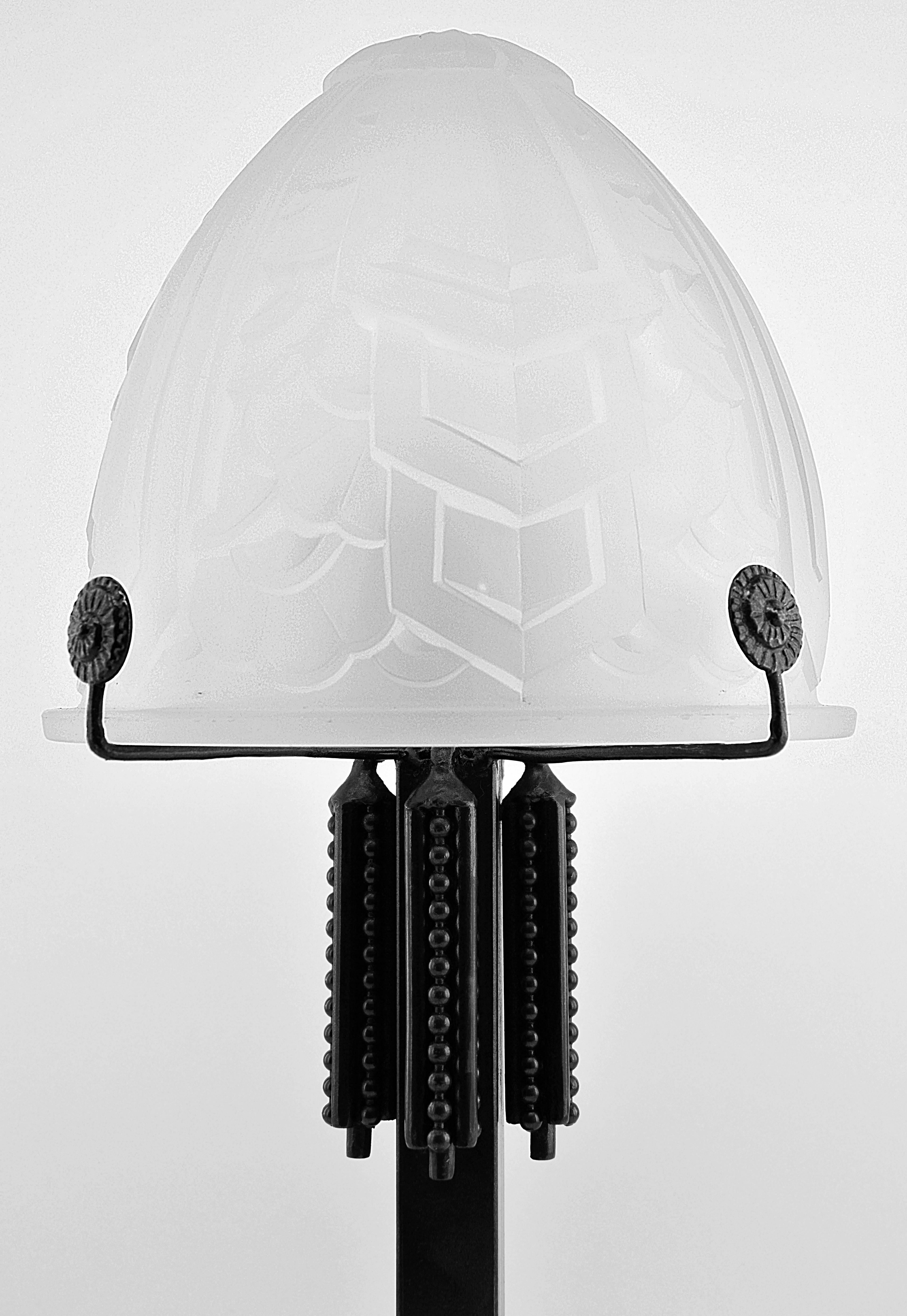 Early 20th Century French Art Deco Table Lamp by Sevb and Fag, 1925