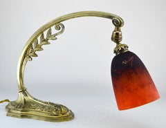 Charles Schneider and Charles Ranc French Art Deco Desk or Table Lamp, 1920s