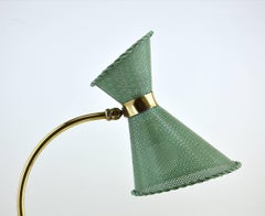 French Vintage Desk or Table Lamp in the Manner of Mathieu Matégot, 1950s