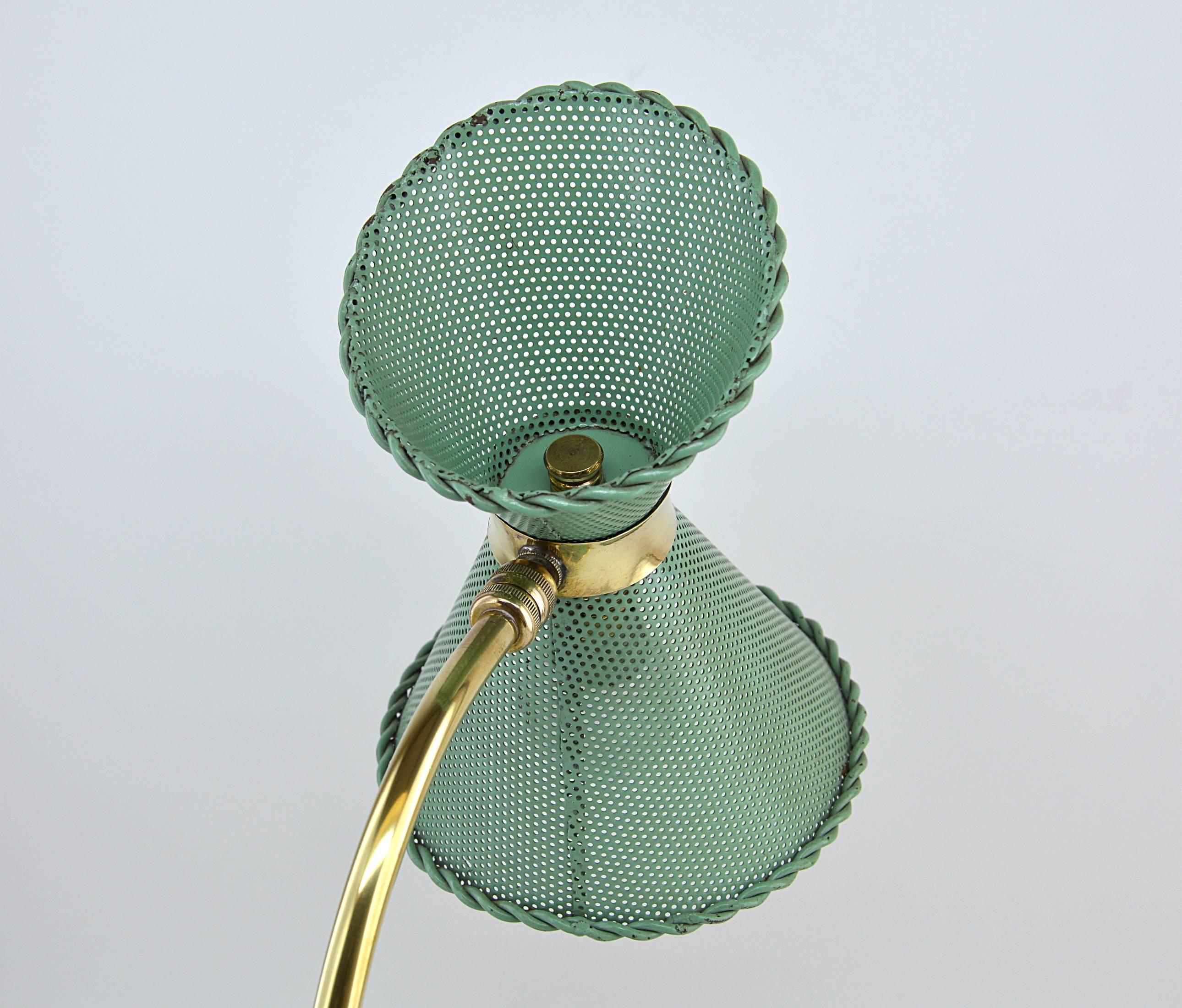 Mid-20th Century French Vintage Desk or Table Lamp in the Manner of Mathieu Matégot, 1950s