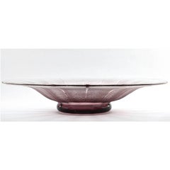 Charles Schneider French Art Deco Acid-Etched Bowl, 1927-1929