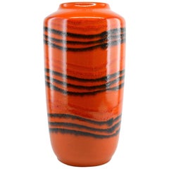 Large Vintage Ceramic Vase, Germany, Early 1970s, Possibly Lamp