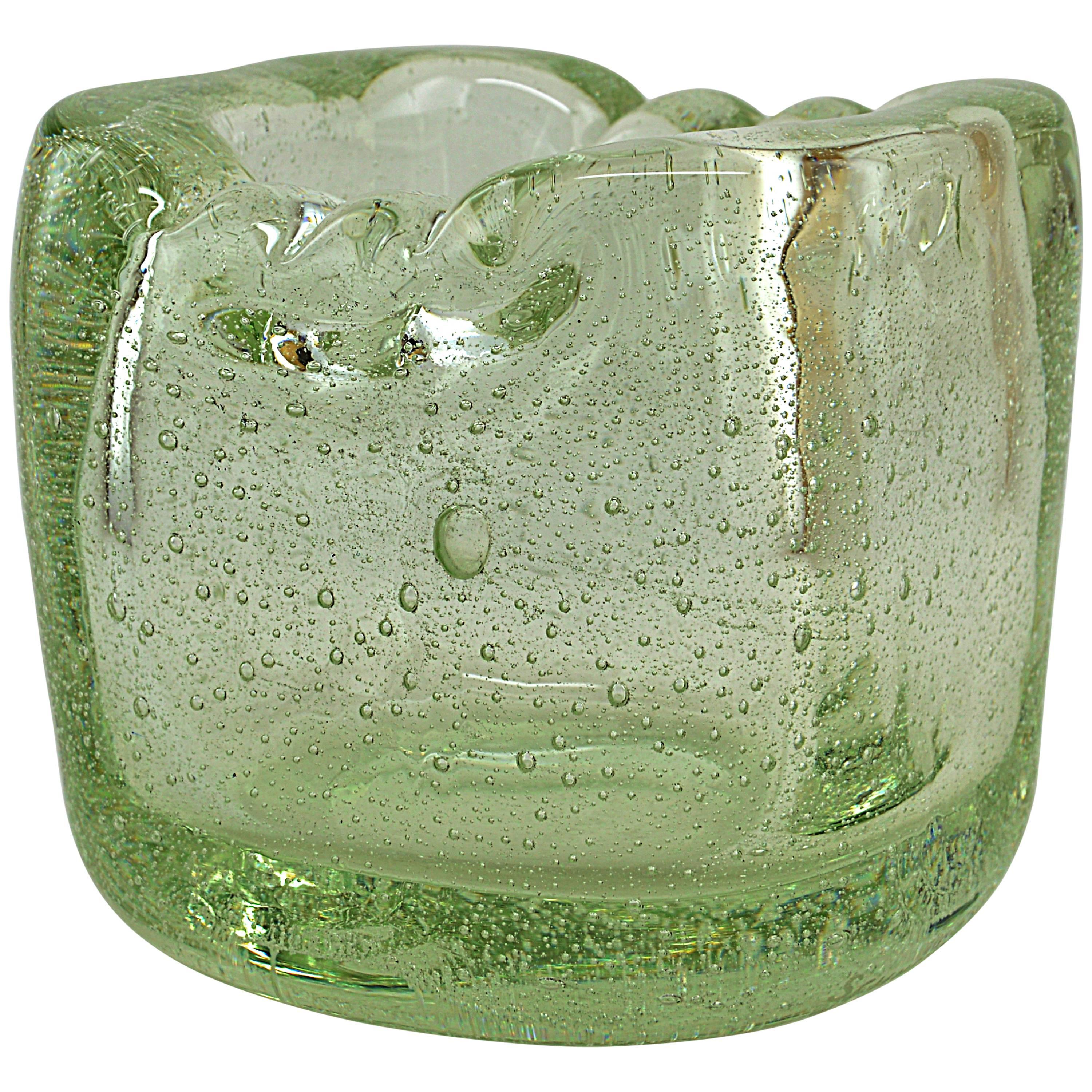 Schneider Vintage Glass Vase, 1949-1950