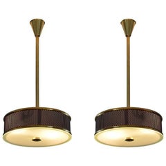 Vintage Pair of Pendants, France, 1950s