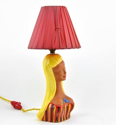 Mid-20th Century Ceramic Lamp, 1950s