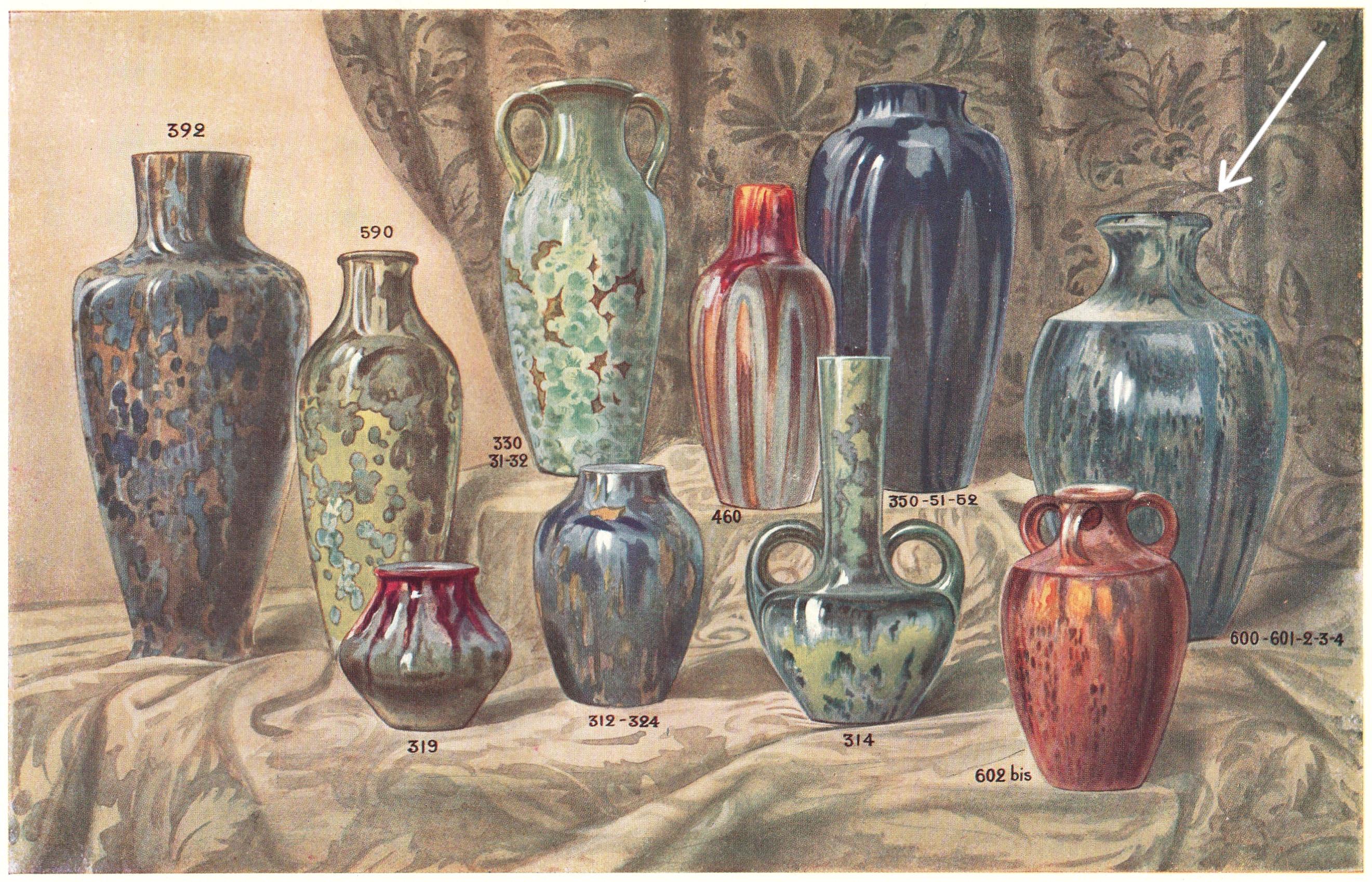 Pierrefonds French Art Deco Stoneware Vase, 1920s 7