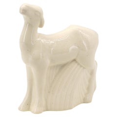 Antílope de cerámica Art Déco francés de Primavera, Sainte-Radegonde, hacia 1920
