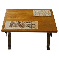 Mesa de centro de estilo «Mid-Century Modern» de Roger Capron y Jean Derval, década de los 60