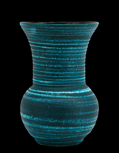 Vase en grès « Gauloise » de style Accolay, datant du milieu du XXe siècle, bordeaux, années 1960