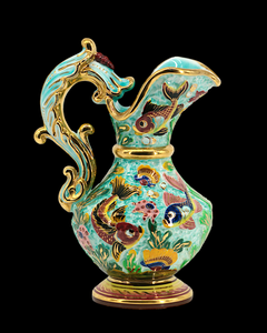 French Mid-Century Cerazur Monaco Ceramic Pitcher, circa 1950