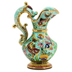 French Mid-Century Cerazur Monaco Ceramic Pitcher, circa 1950