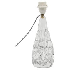 Cristalleries Schneider Midcentury Crystal Lamp, 1950s