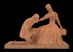 Demétre Chiparus, „Romeo und Julia“, Terrakotta-Skulptur, Reveyrolis Paris, 1920
