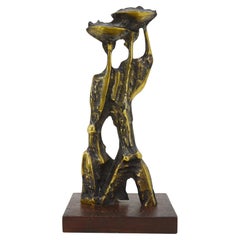 Mayemba Rare Bronze African Women Sculpture, Congo, 2002
