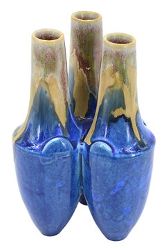 Gilbert METENIER French Art Deco Stoneware Vase 1920