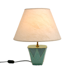 French Art Deco Ceramic Table Lamp by André Fau, Boulogne, circa 1925