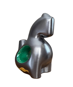 French Art Deco Ceramic Horse by C.A.B. Bordeaux, circa 1930.