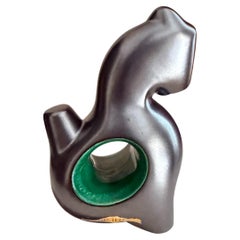 French Art Deco Ceramic Horse by C.A.B. Bordeaux, circa 1930.