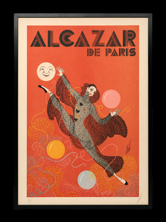 Erté, Alcazar de Paris, Original Signed and Numbered Lithograph 12/120, 1970