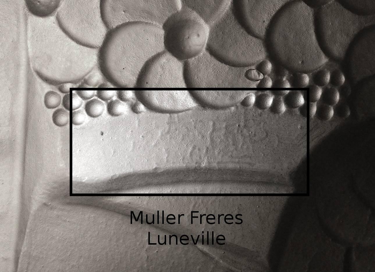 Muller Freres French Art Deco Pendant Chandelier, Late 1920s 1