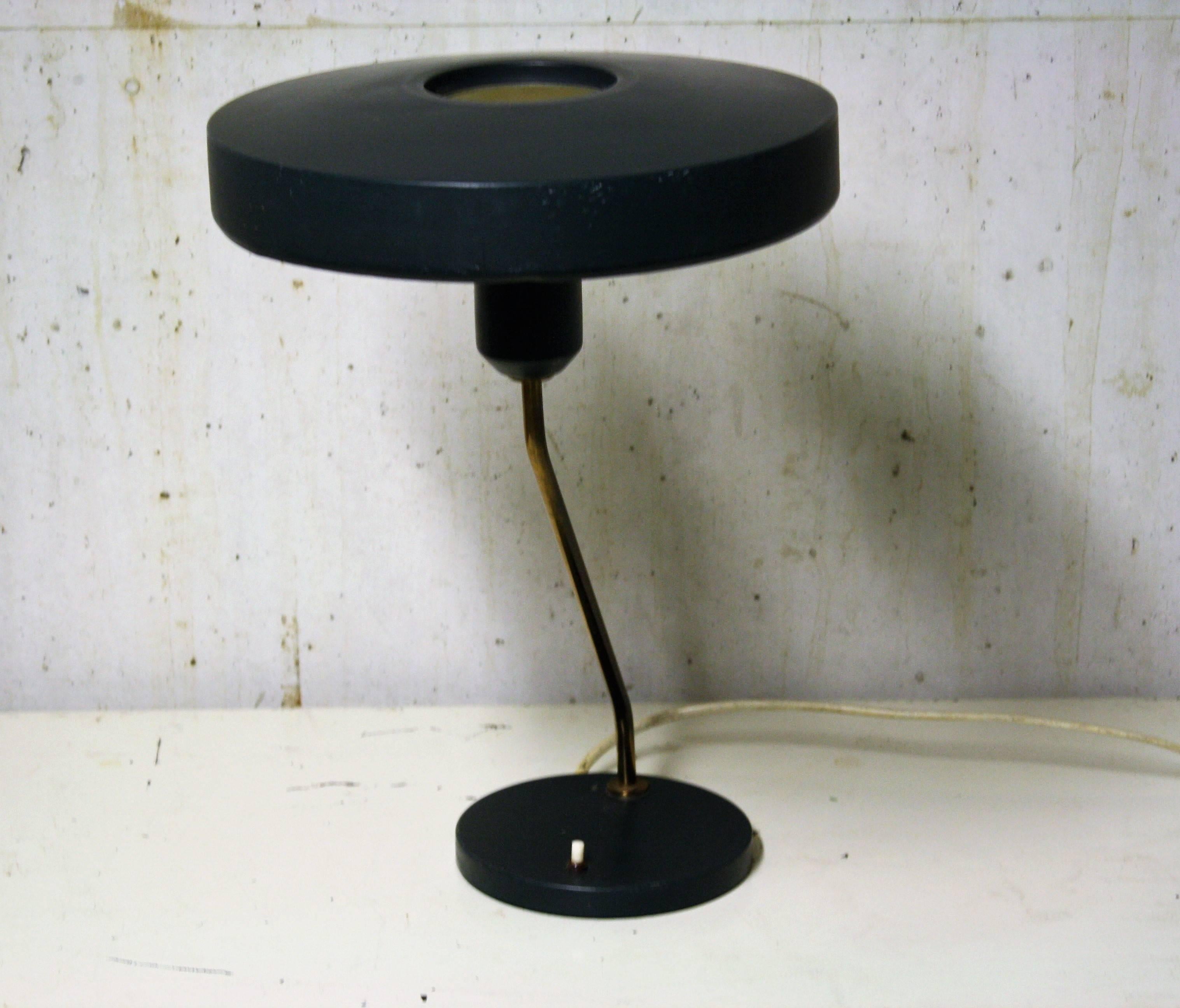 Dutch Z model desk lamp by Louis Kalff, 1950s