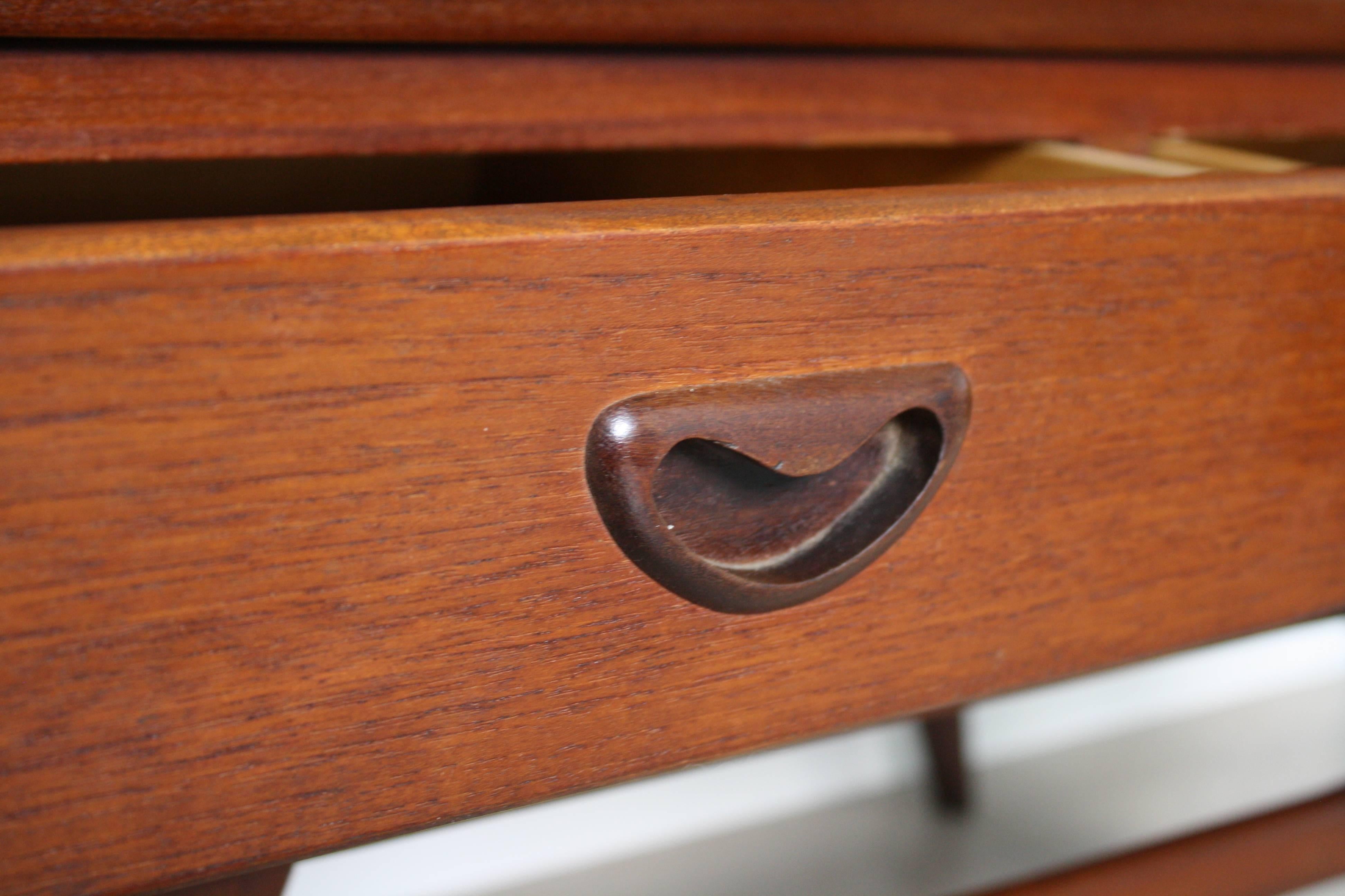 Teak Wooden Bar Cabinet by Louis Van Teeffelen, 1960s For Sale 3