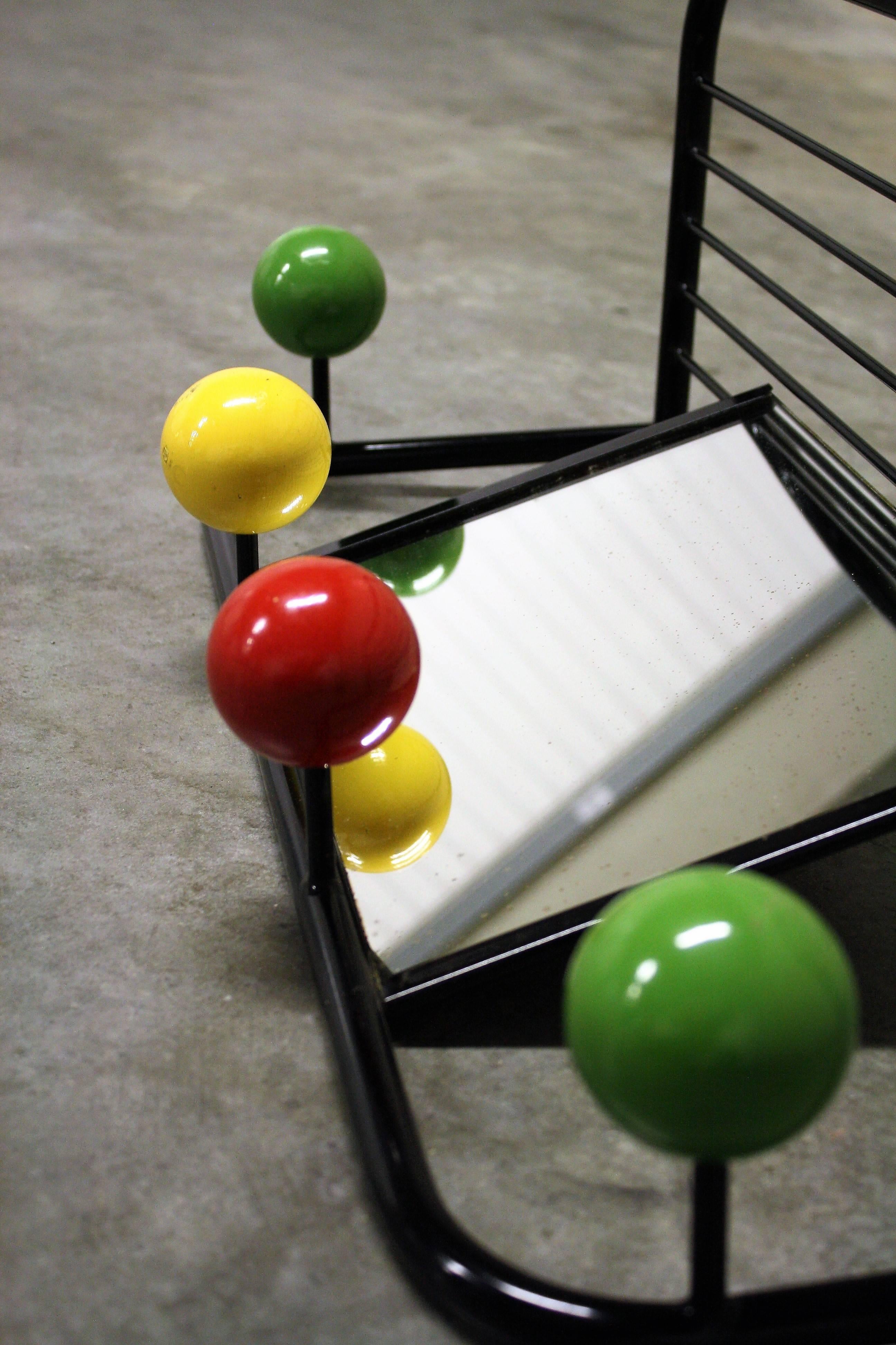 Space Age Vintage Atomic Coat Rack in the Style of Roger Feraud, 1950s For Sale