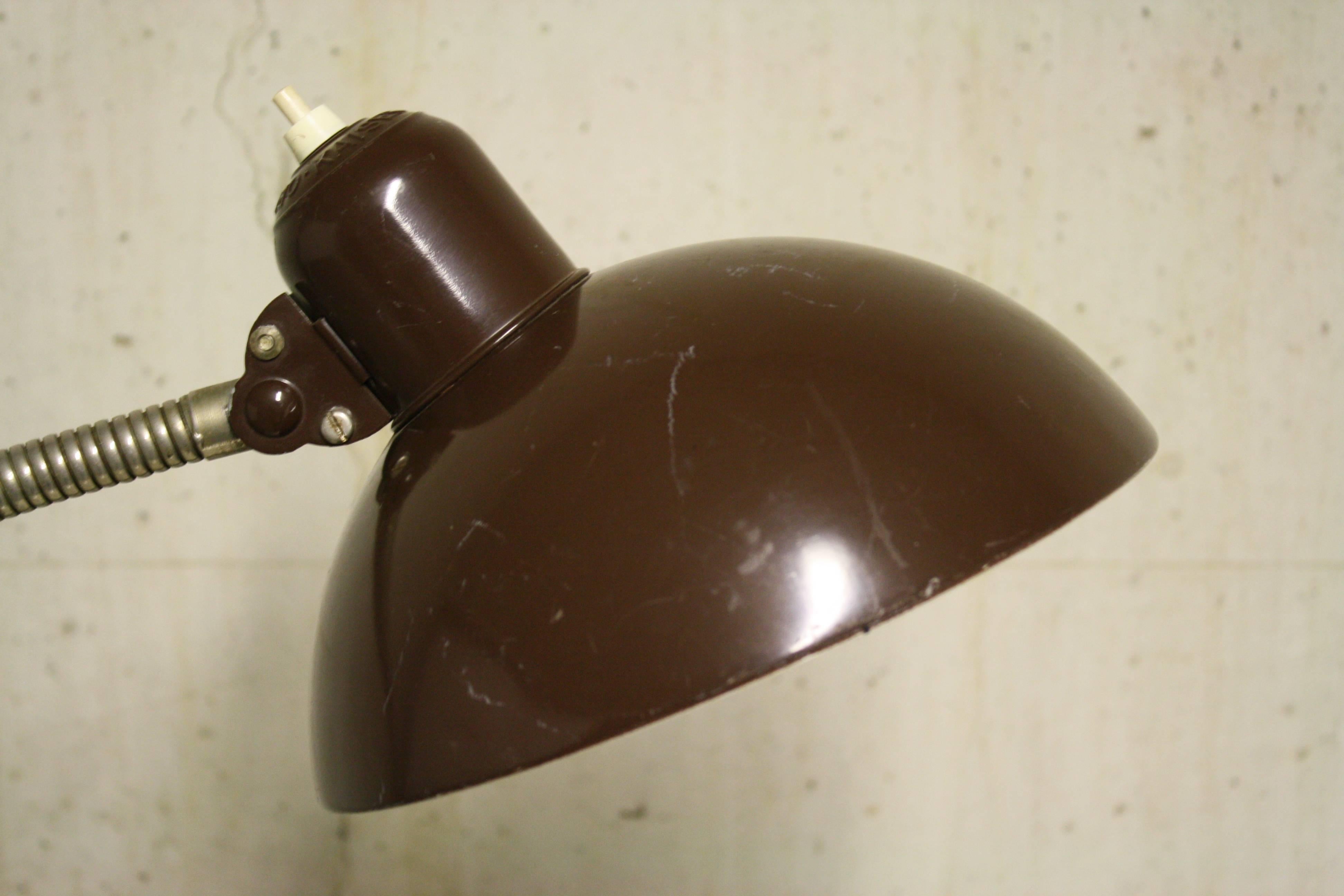 Kaiser Idell Adjustable Clamp Lamp, 1960s 1