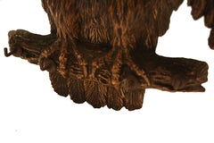 Gilded Owl Mirror with Convex Glass Made in France, 1960s