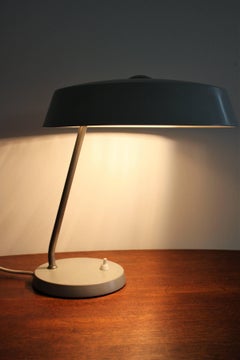 Vintage Grey Philips Table Lamp, 1960s