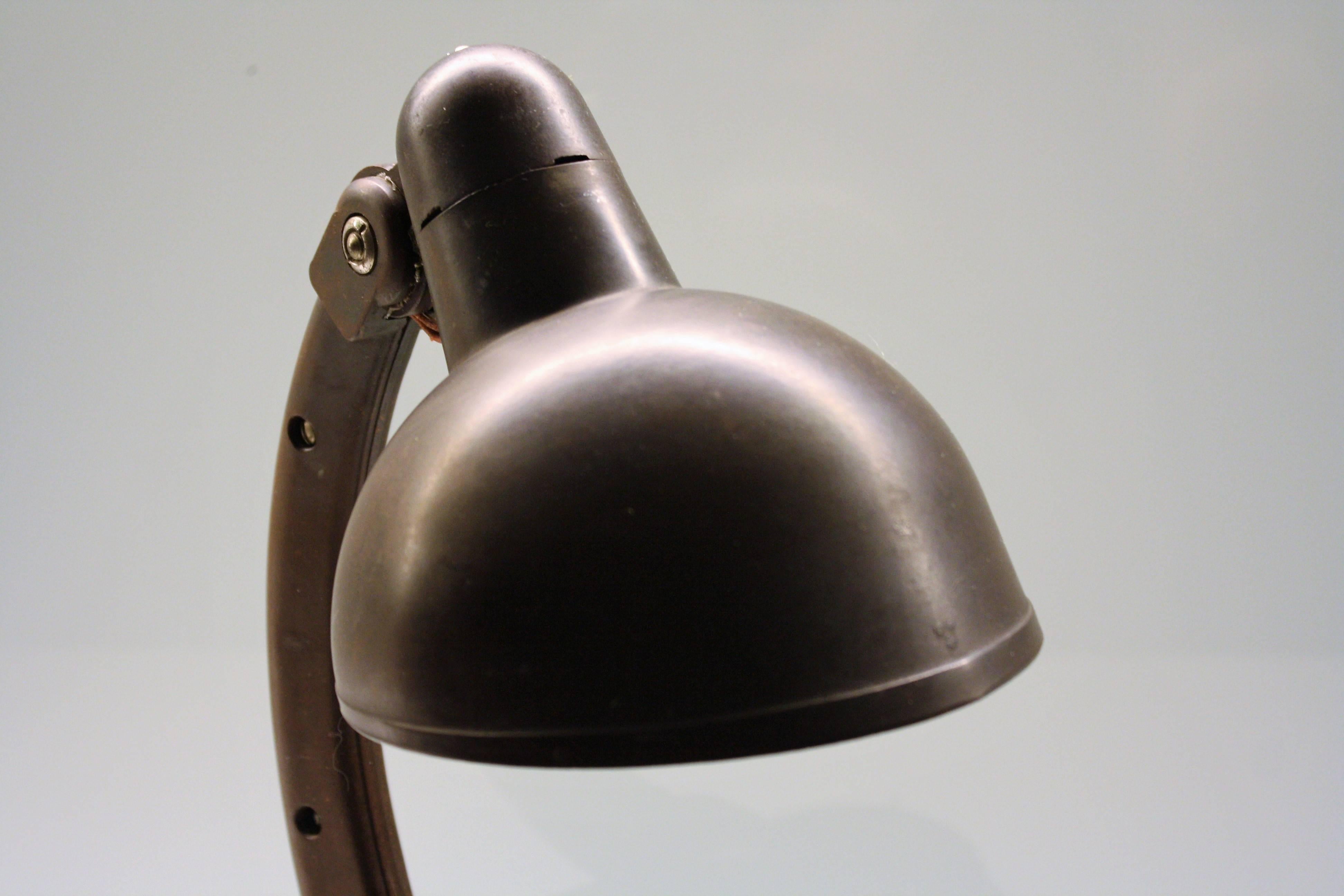 Bakelite Bauhaus Desk Lamp by Christian Dell, 1930s 4
