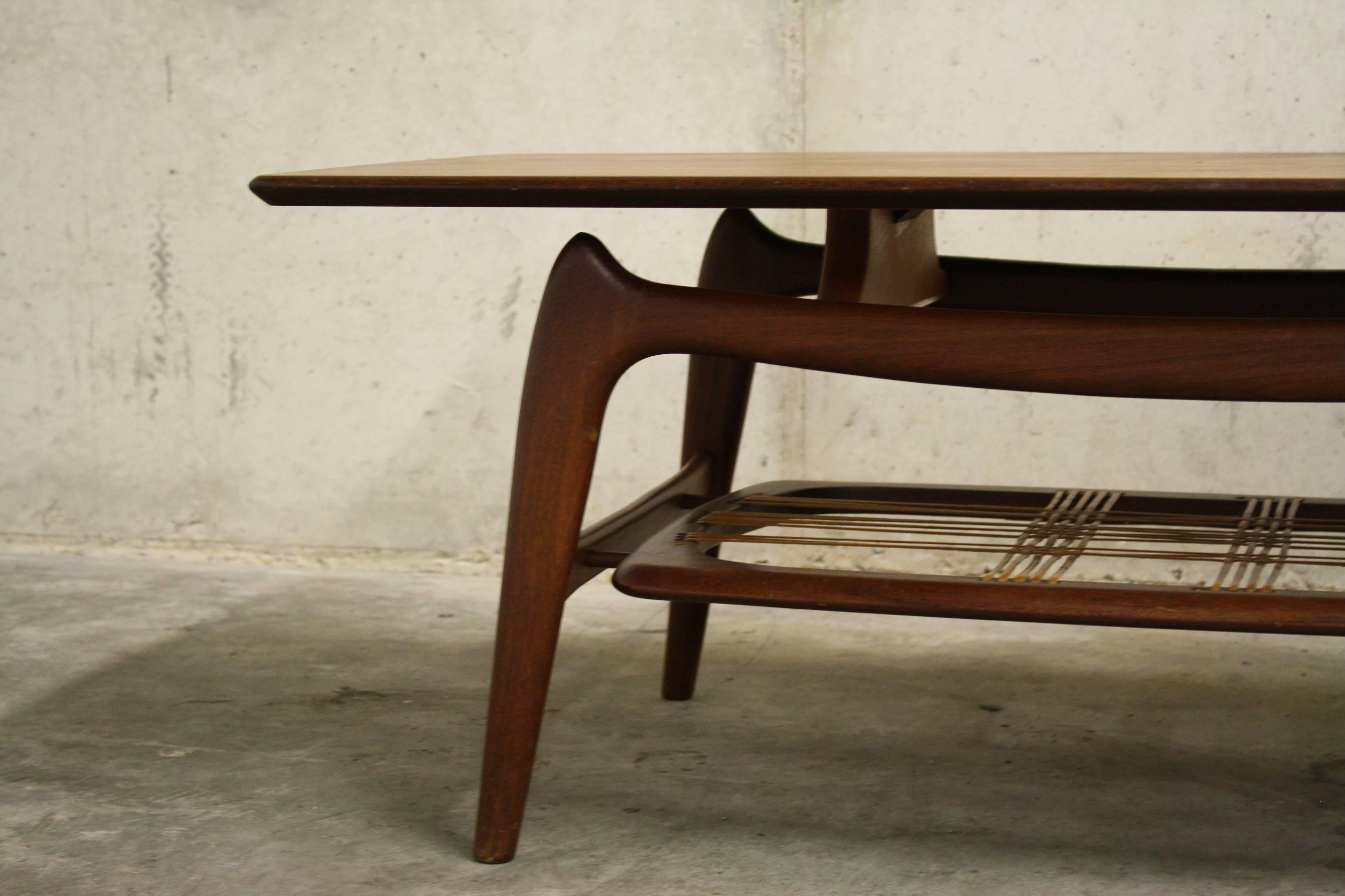 Organic Coffee Table by Louis Van Teeffelen for Webe For Sale 3
