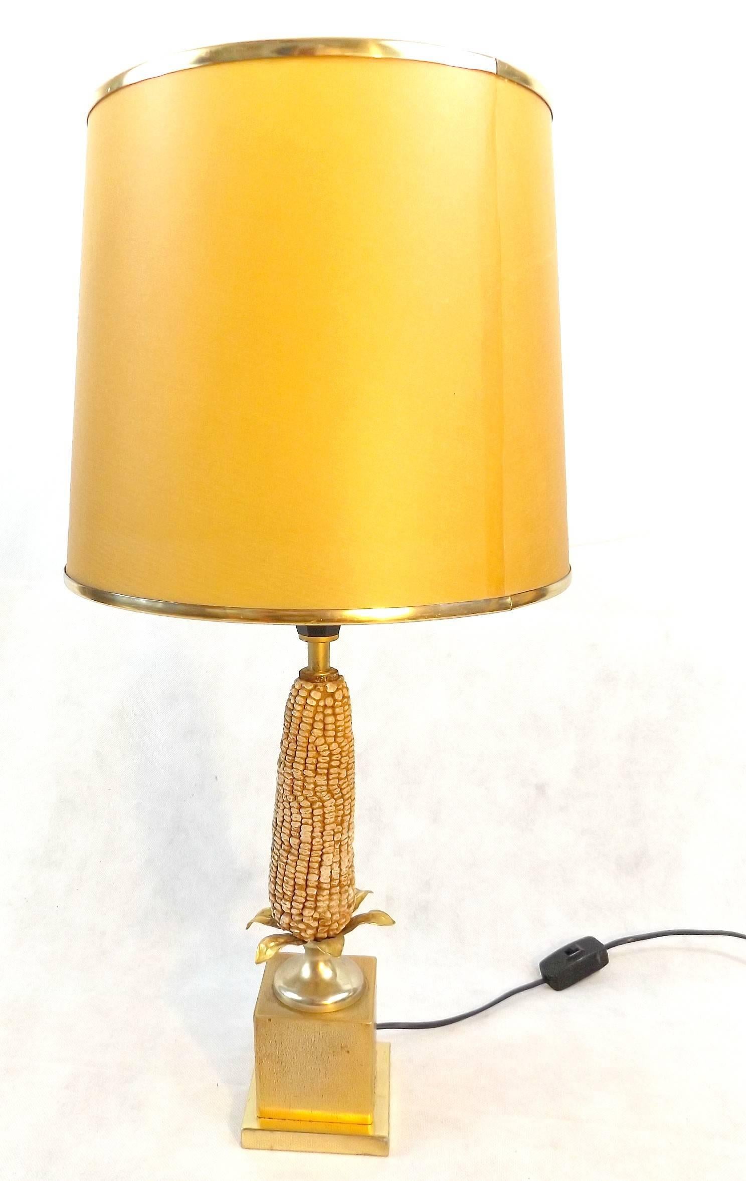 Mid-20th Century French Corn Lamp in the Style of Maison Charles, 1960, France For Sale