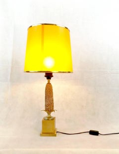 French Corn Lamp in the Style of Maison Charles, 1960, France