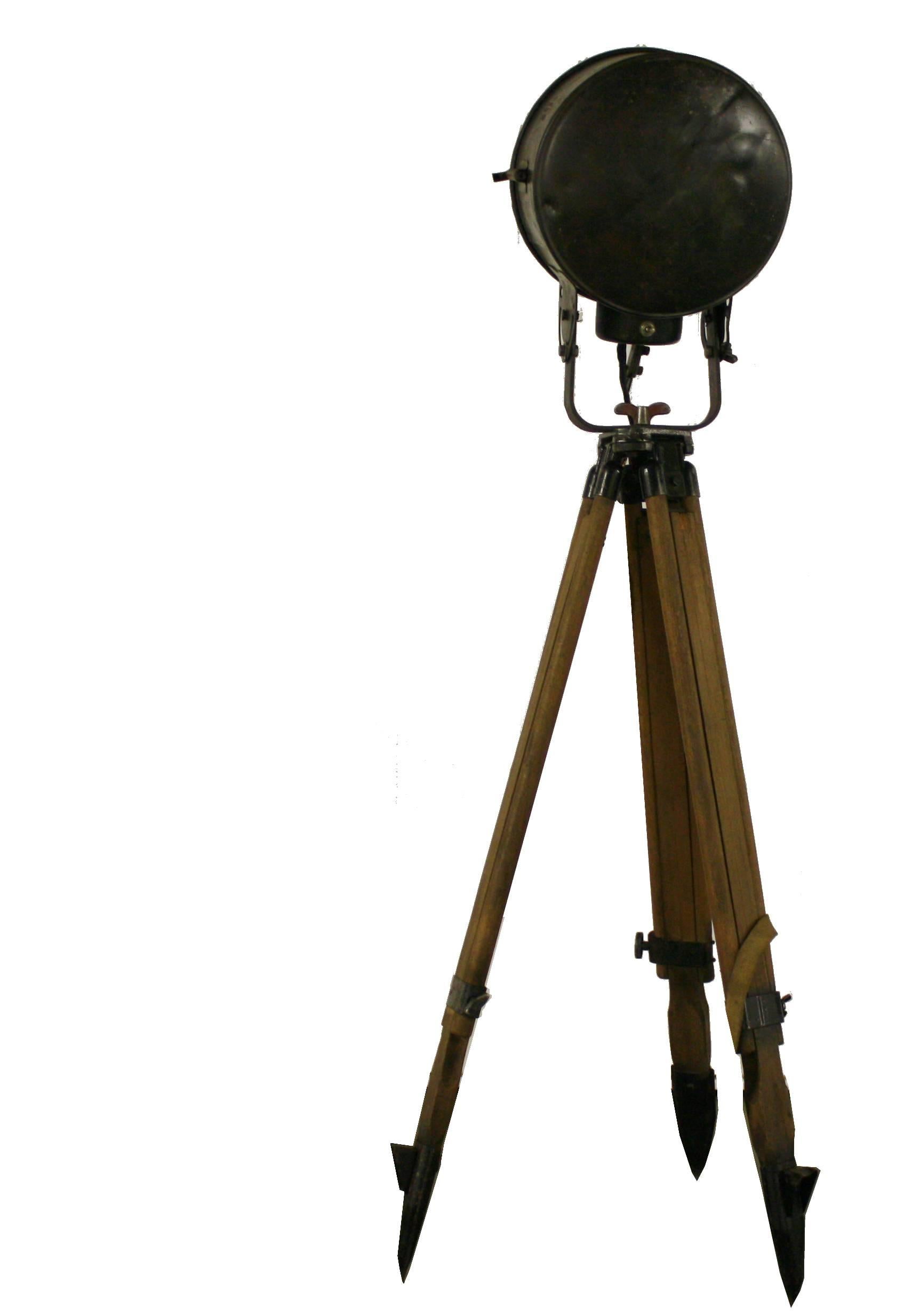 Russian Vintage Industrial Tripod Light