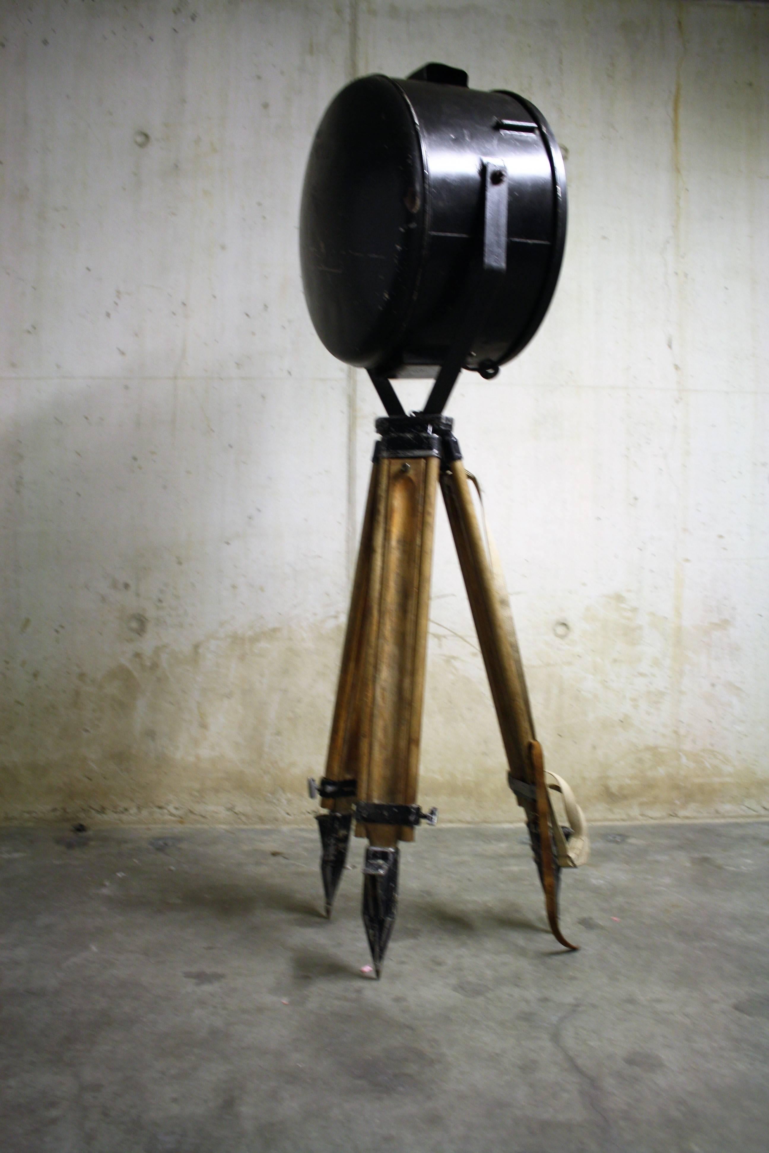 Large Industrial Floor Lamp, 1950s In Good Condition For Sale In Sint Joris Weert, BE