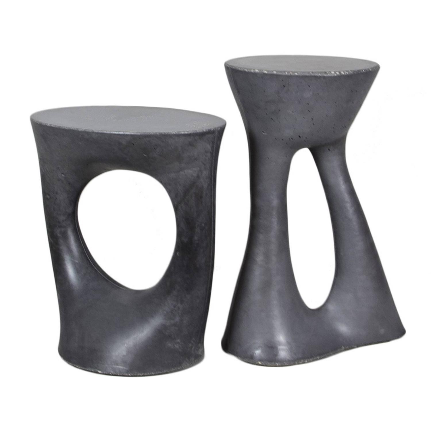 Pair Of Charcoal Kreten Side Tables From Souda Black Modern - Pair Of Charcoal Kreten Side Tables From Souda Black Modern Concrete Endtable For Sale At Stdibs pair of charcoal kreten side tables from souda black modern - pair of charcoal kreten side tables from souda black modern concrete endtable for sale at stdibs