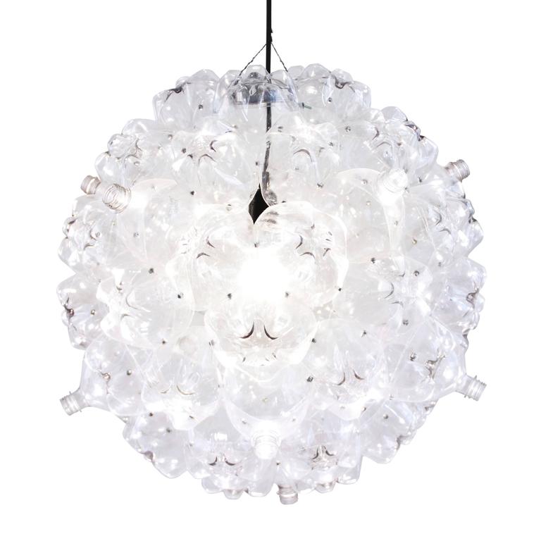 Clear Bubble Chandelier From Souda Modern Pendant Made Clear Bubble Chandelier From Souda Modern Pendant Made Recycled Bottles For