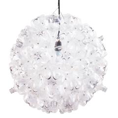 Clear Bubble Chandelier from Souda, Modern Pendant Made from Recycled Bottles