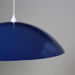 Customizable Oversized Industry Pendant by Research.Lighting, Dark Blue, MTO