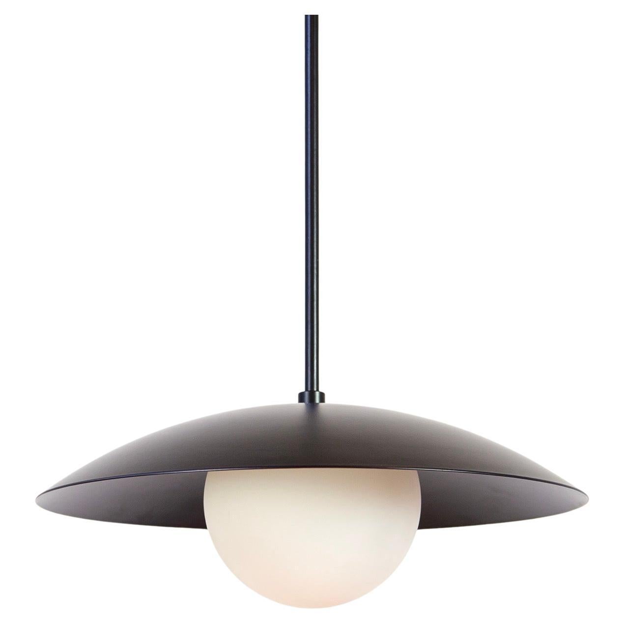 Dome Pendant by Research.Lighting, Black, Made to Order For Sale