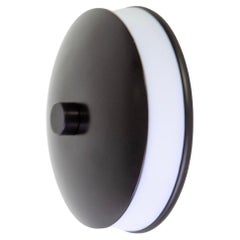 Side Wall Sconce by Research.Lighting, Small Black LED Light, Made to Order